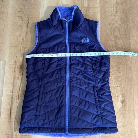 The North Face Mossbub Swirl Vest Women's S Reversible Quilted Puffer - Picture 6 of 14